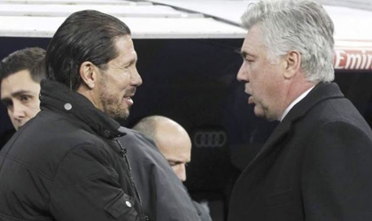 Bị cầm hòa, Ancelotti tố Atletico đá bạo lực